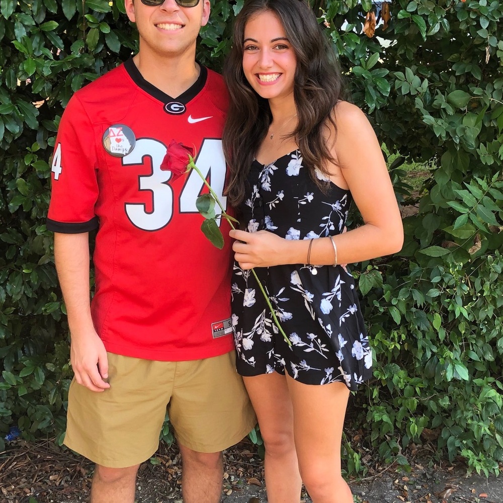 Black floral romper